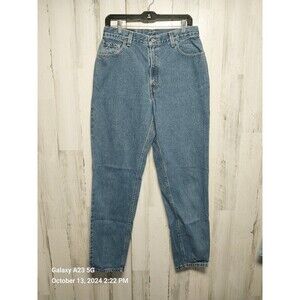 Levi's 550 Relaxed Fit Tapered Leg High Waist Mom Jeans Y2K Women's Size 12 Long